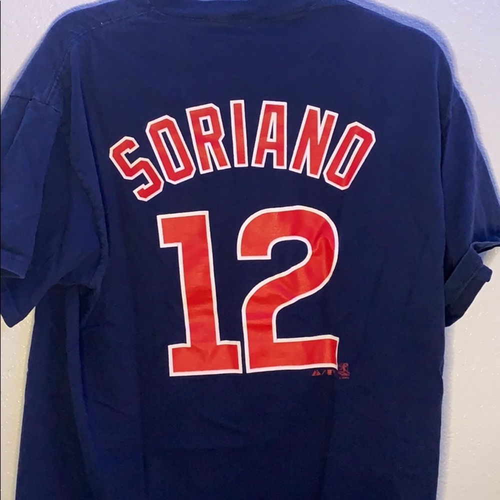 Men’s Cubs Alfonso Soriano Jersey Tee - Picture 3 of 4